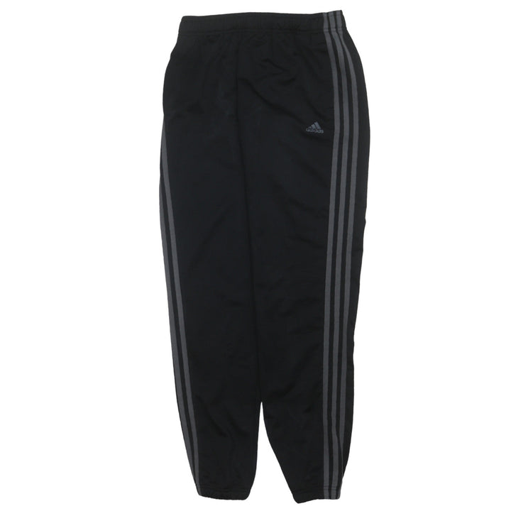 Adidas Boys Black Track Pants S Elastic Waist Jogger Trousers