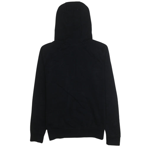 Nike Women's Black Full Zip Hoodie Small Cotton Blend