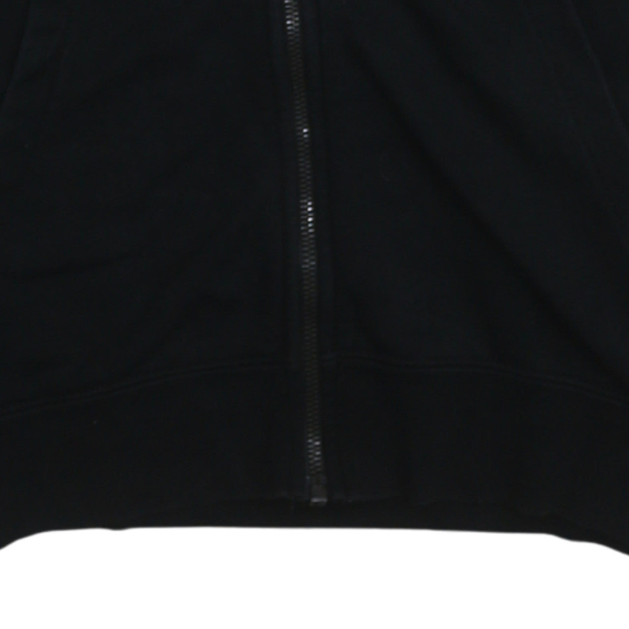 Nike Women's Black Full Zip Hoodie Small Cotton Blend