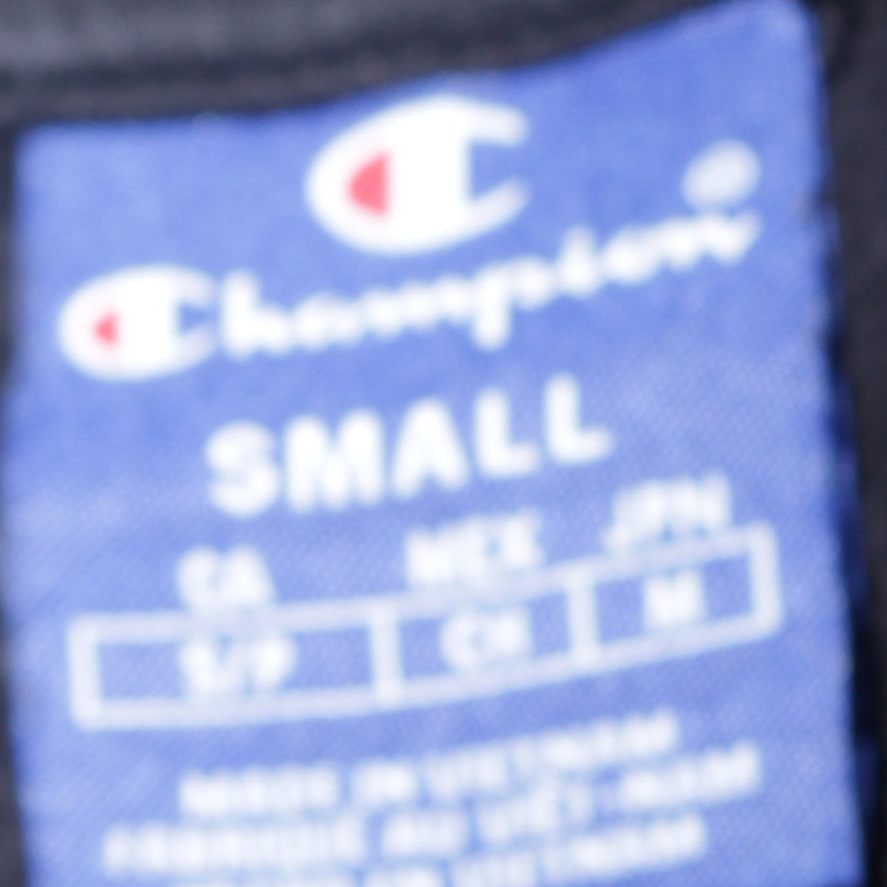 Champion Men's Black Pullover Hoodie Size S Fleece Logo Sweatshirt