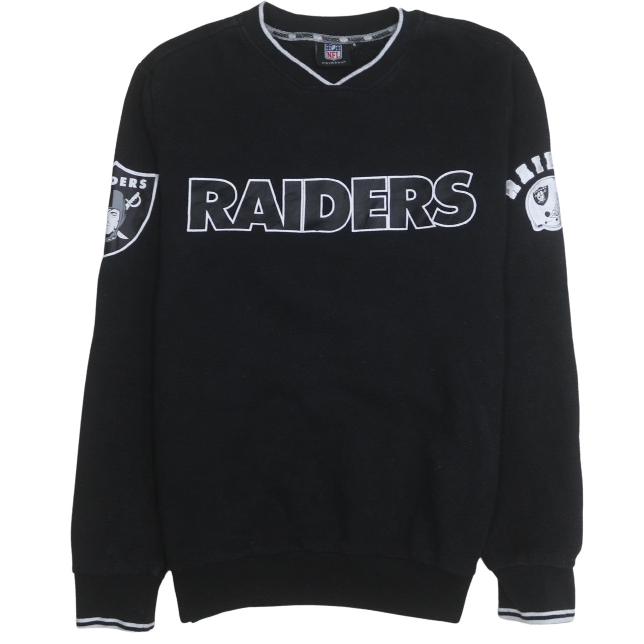 Primark NFL Raiders Black Women's Medium Pullover Sweatshirt