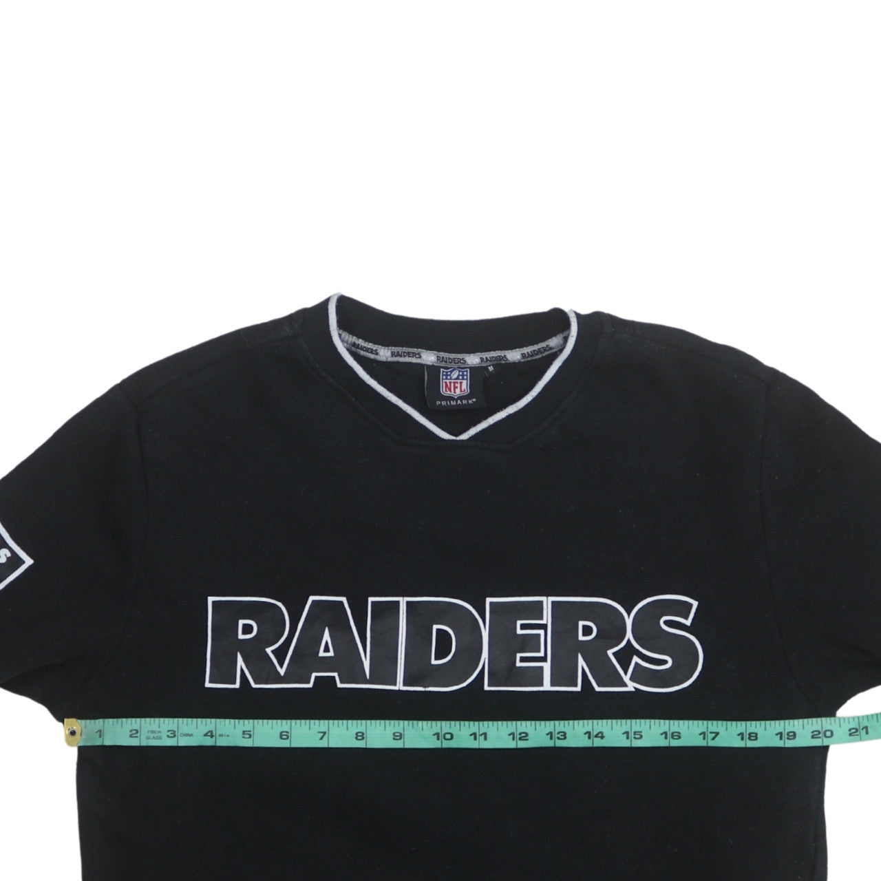 Primark NFL Raiders Black Women's Medium Pullover Sweatshirt