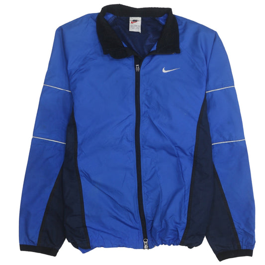 Nike Men's Blue Track Jacket M Full Zip Lightweight Activewear