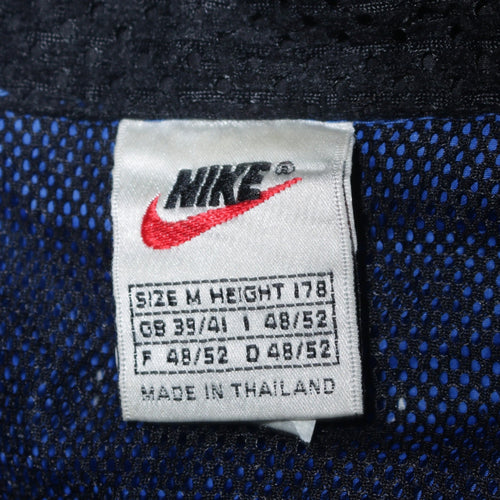 Nike Men's Blue Track Jacket M Full Zip Lightweight Activewear