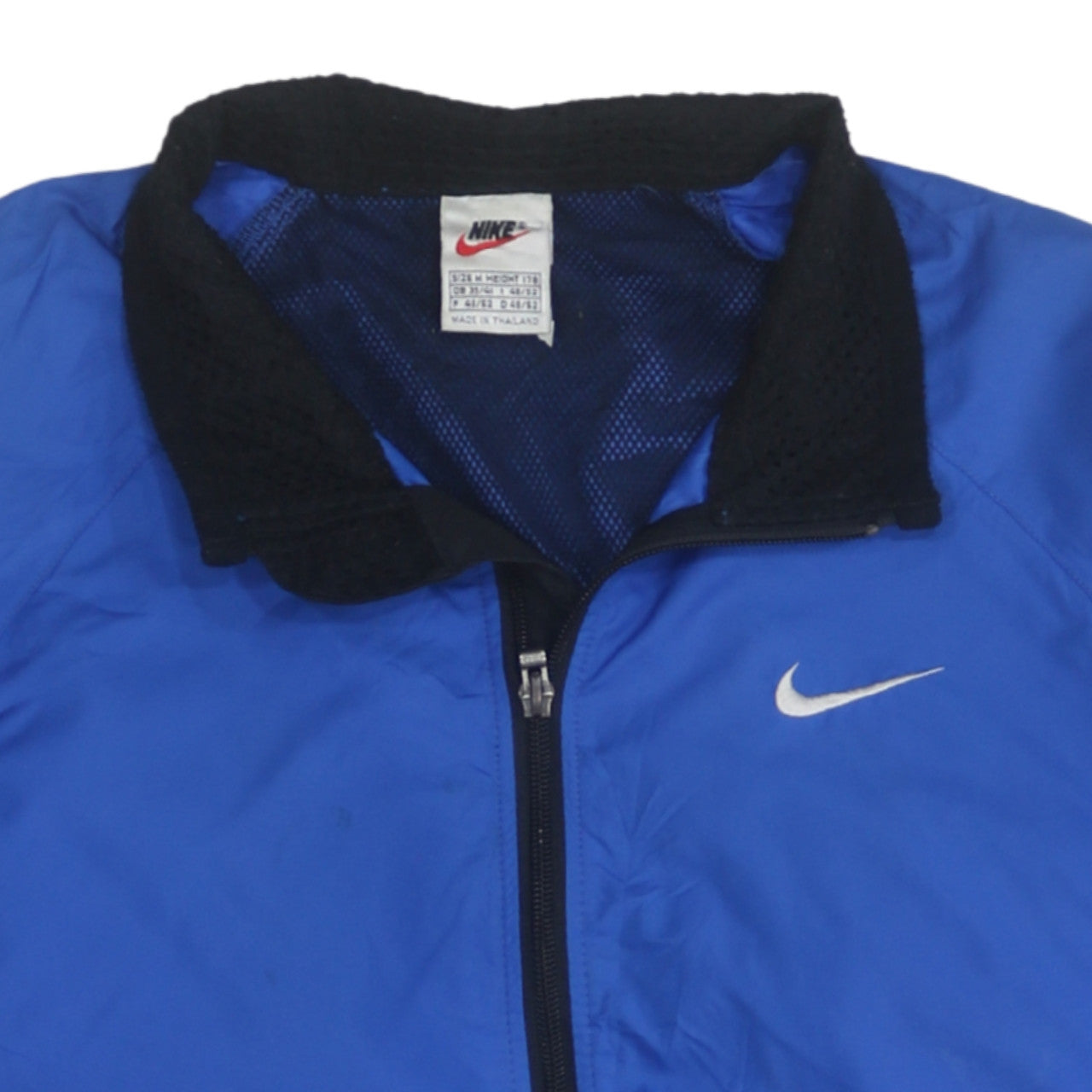 Nike Men's Blue Track Jacket M Full Zip Lightweight Activewear