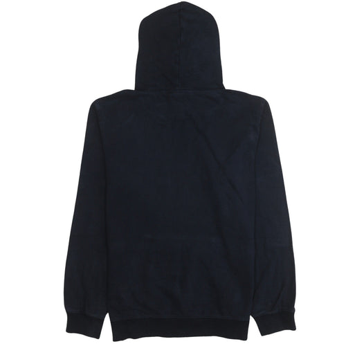 Champion Men's Black Pullover Hoodie Medium Fleece Logo Sweatshirt