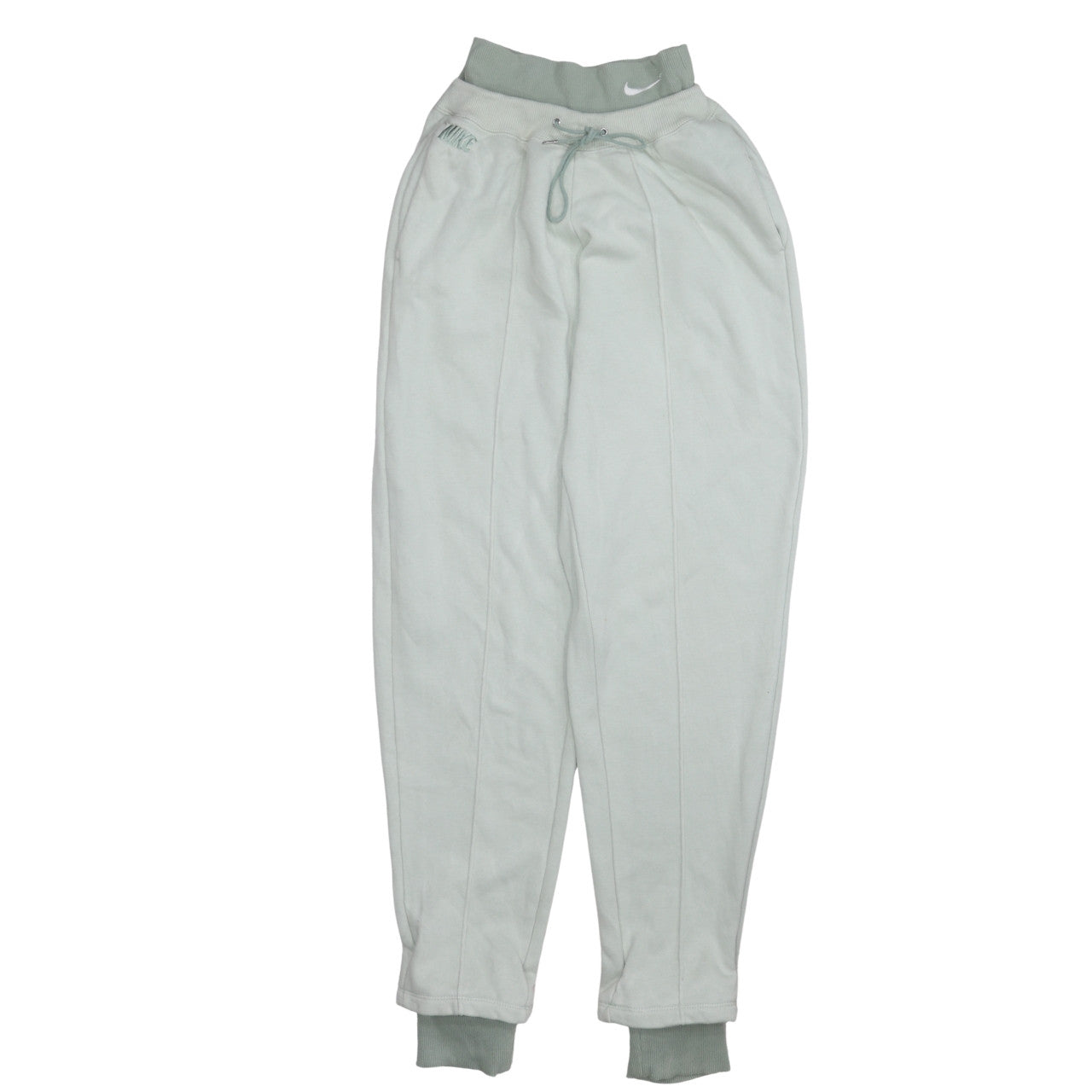 Nike Women's Green Fleece Joggers Size S Elastic Waist Comfort Fit