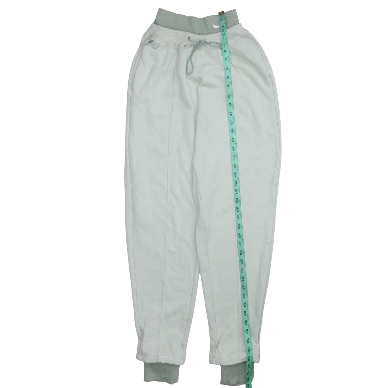 Nike Women's Green Fleece Joggers Size S Elastic Waist Comfort Fit