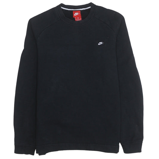 Nike Men’s Black Crew Neck Pullover Sweatshirt M Regular Fit