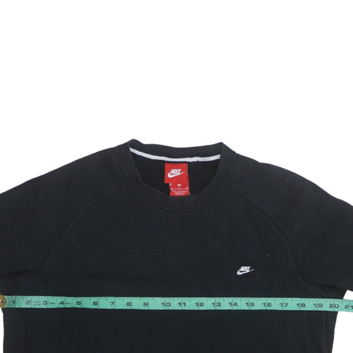 Nike Men’s Black Crew Neck Pullover Sweatshirt M Regular Fit