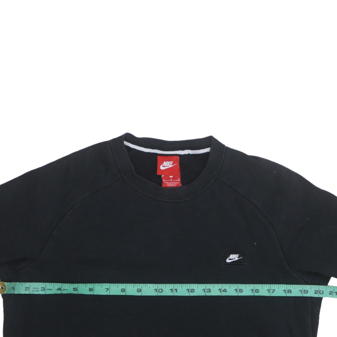 Nike Men’s Black Crew Neck Pullover Sweatshirt M Regular Fit