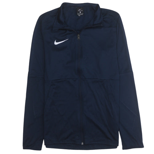 Nike Men's Blue Dri-Fit Track Jacket Size S Full Zip Lightweight