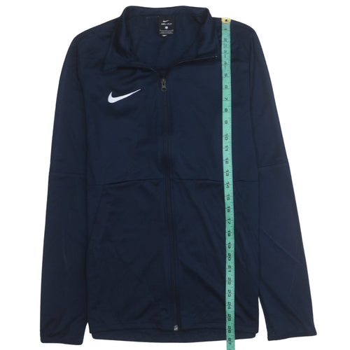 Nike Men's Blue Dri-Fit Track Jacket Size S Full Zip Lightweight