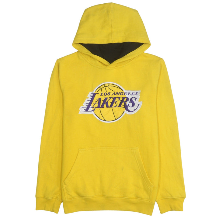 NBA Boys Yellow Los Angeles Lakers Pullover Hoodie Size 14-15 Years