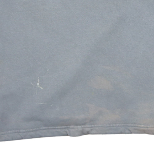 Adidas Women Grey 1/4 Zip Sweatshirt Size 12 Fleece Lined Casual