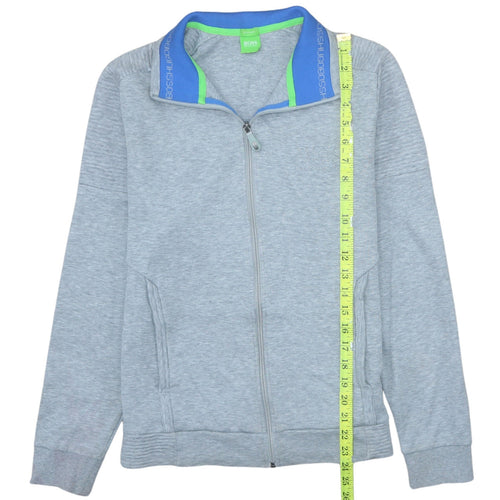 Hugo Boss Men's Grey Full Zip Logo Sweatshirt Size M Regular Fit