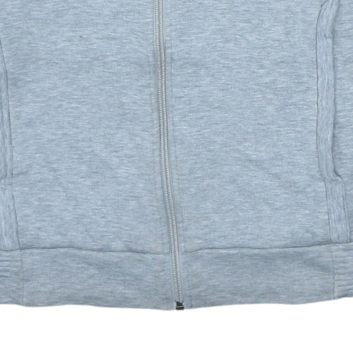 Hugo Boss Men's Grey Full Zip Logo Sweatshirt Size M Regular Fit