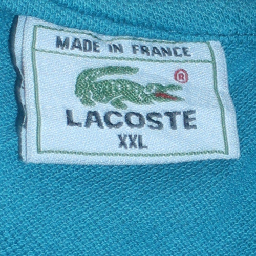 Lacoste Mens Blue 2XL Classic Cotton Polo Shirt