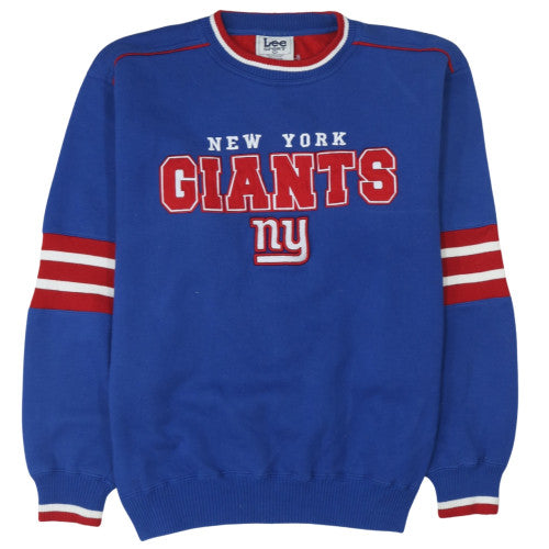 Lee Sport Men's Blue NY Giants Pullover Sweatshirt M Vintage