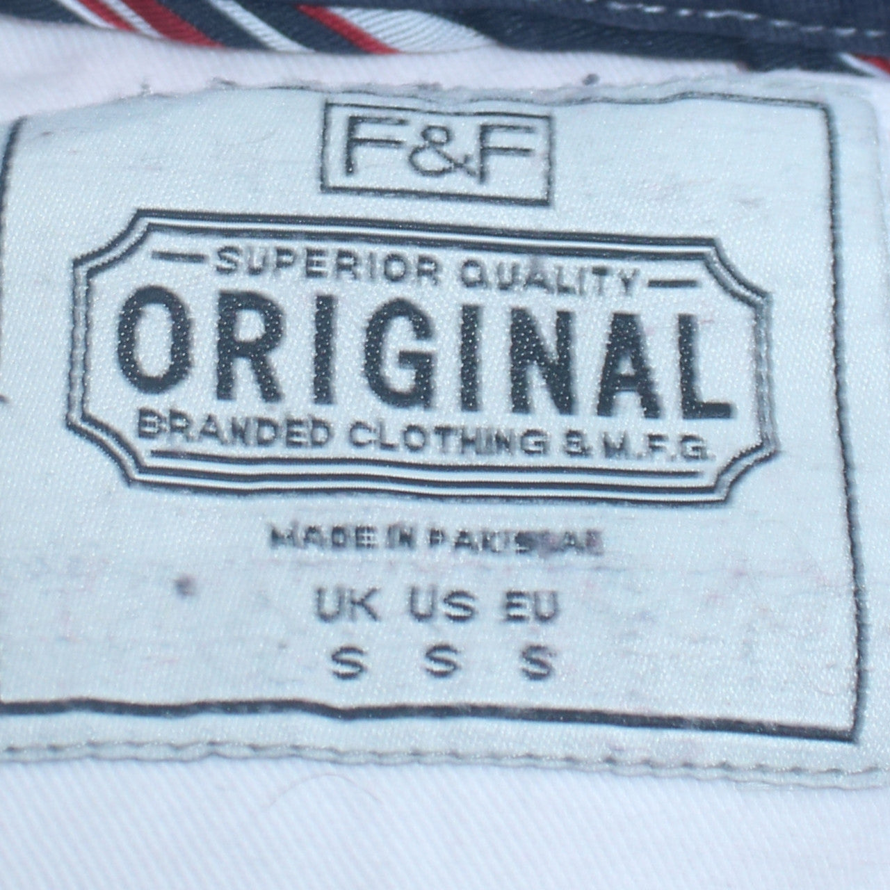 F&F Men's Red Rugby Long Sleeve Polo Shirt Size S