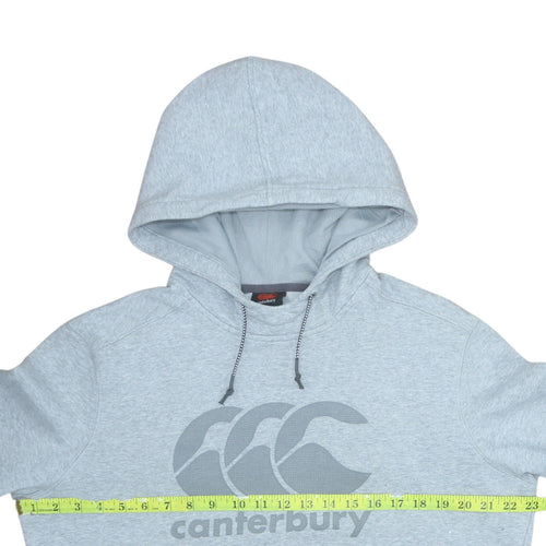 Canterbury Men's Grey Pullover Hoodie Medium Sports Fleece