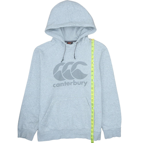 Canterbury Men's Grey Pullover Hoodie Medium Sports Fleece