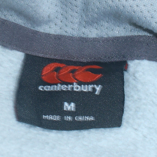 Canterbury Men's Grey Pullover Hoodie Medium Sports Fleece
