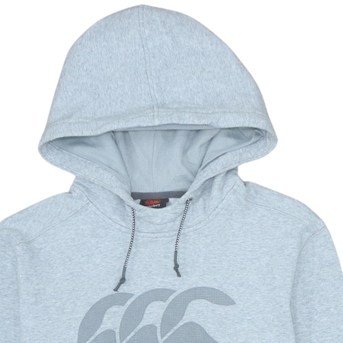 Canterbury Men's Grey Pullover Hoodie Medium Sports Fleece