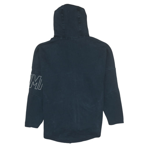 Puma Women's Black Full Zip Hoodie Size 12 Hooded Sweatshirt