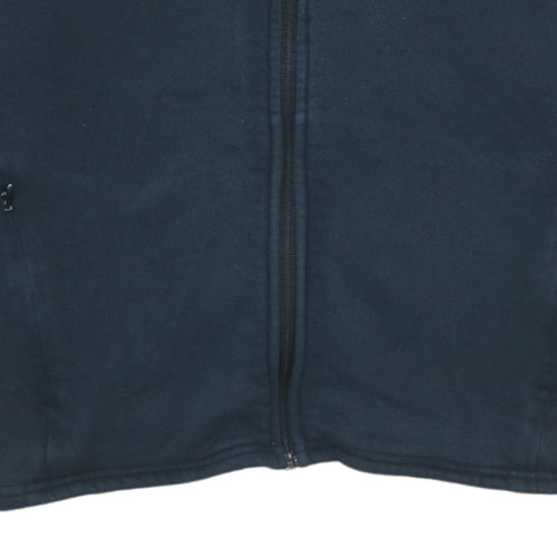 Puma Women's Black Full Zip Hoodie Size 12 Hooded Sweatshirt