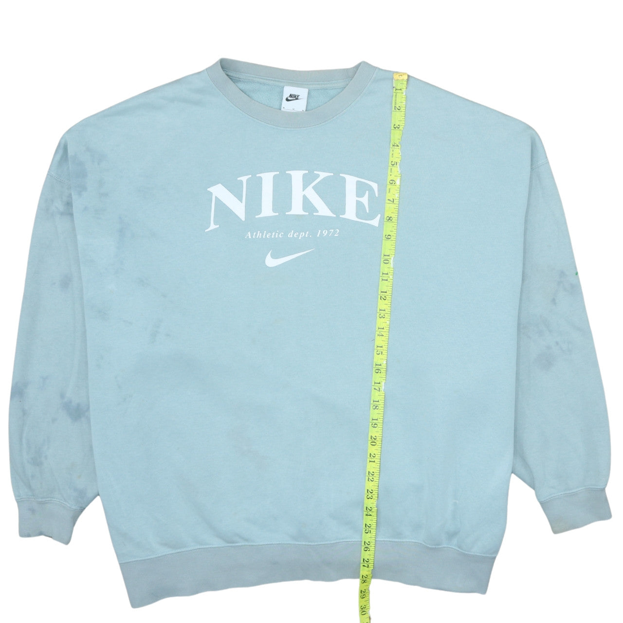 Nike Women’s Blue Pullover Sweatshirt M Logo Crew Neck Casual