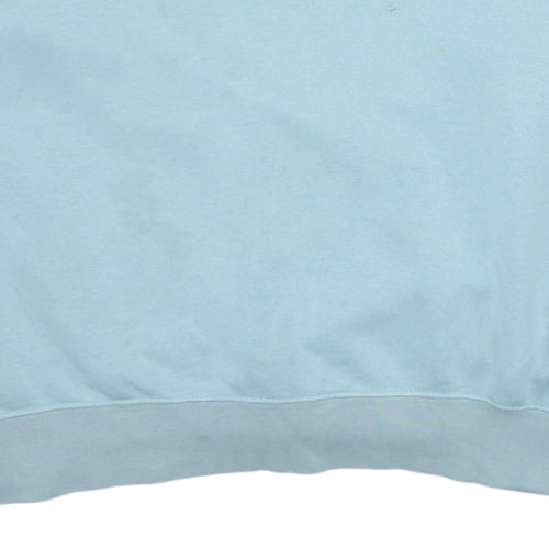 Nike Women’s Blue Pullover Sweatshirt M Logo Crew Neck Casual