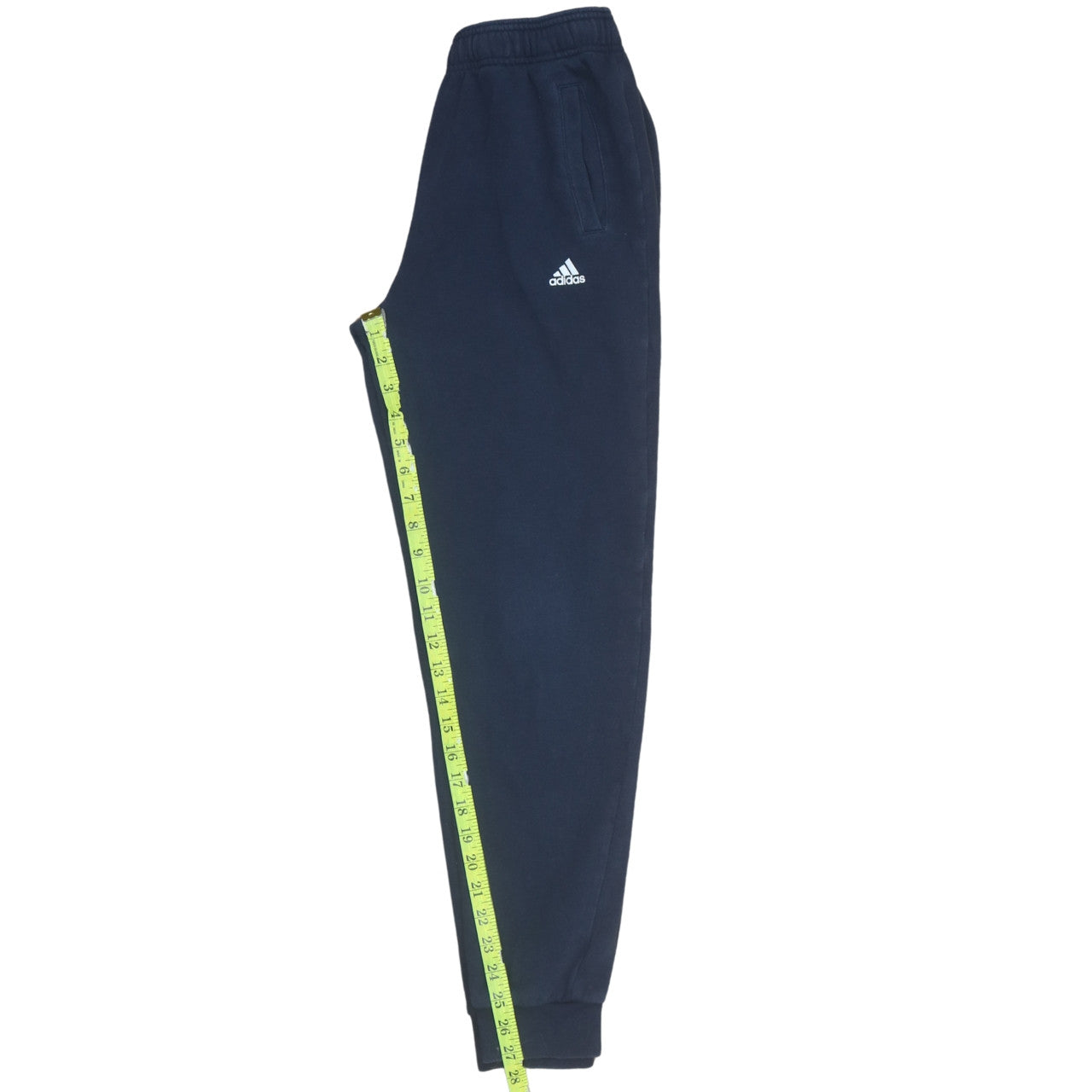 Adidas Boys Blue Jogger Sweatpants 13-14 Years Fleece Elastic Waist