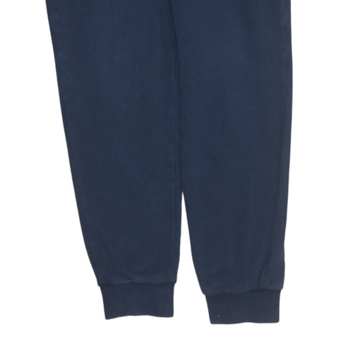 Adidas Boys Blue Jogger Sweatpants 13-14 Years Fleece Elastic Waist