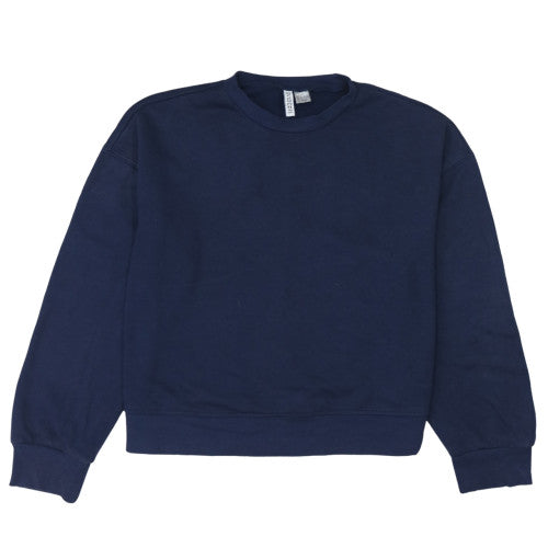 H&M Divided Women's Navy Blue Pullover Sweatshirt Size S