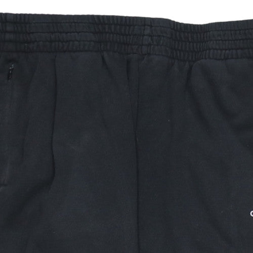 Adidas Womens Black Jogger Trousers Size L Elastic Waist Sportswear