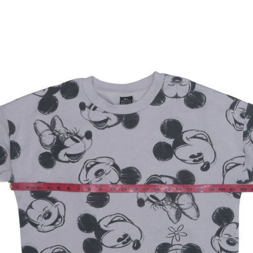 Pep&Co Disney Mickey Mouse Grey Sweatshirt Women Medium 12-14