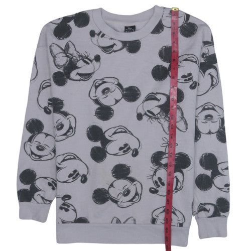 Pep&Co Disney Mickey Mouse Grey Sweatshirt Women Medium 12-14