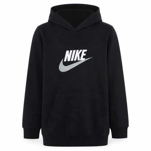 Nike Boys Black Pullover Hoodie XL 13-15 Years Classic Fleece Sweatshirt