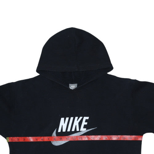 Nike Boys Black Pullover Hoodie XL 13-15 Years Classic Fleece Sweatshirt