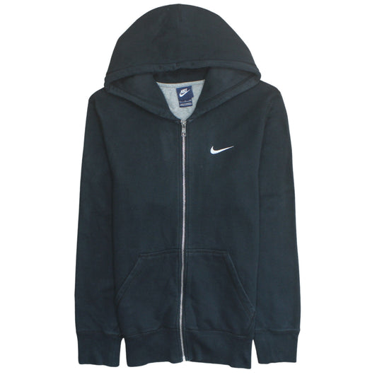 Nike Men's Black Full Zip Hoodie Size S Cotton Sportswear