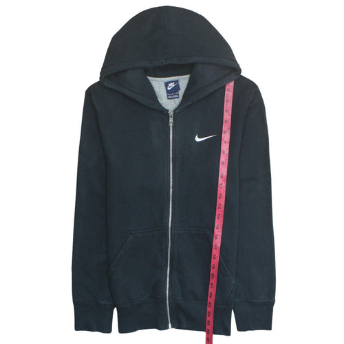 Nike Men's Black Full Zip Hoodie Size S Cotton Sportswear