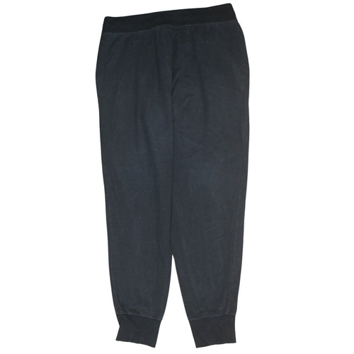 Fila Men's Black Joggers L Regular Fit Elastic Waist Tapered Trousers