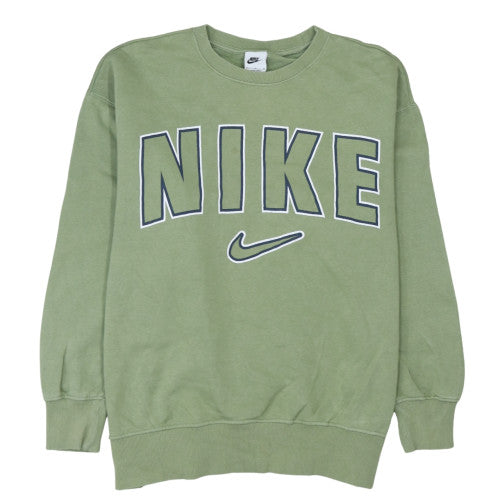 Nike Women's Green Crew Neck Pullover Sweatshirt Size M