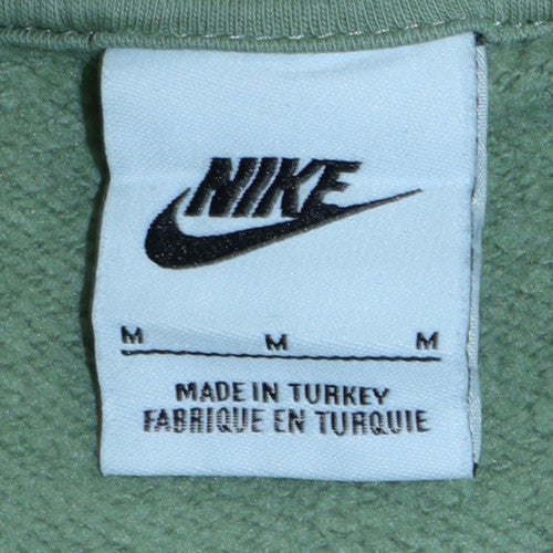 Nike Women's Green Crew Neck Pullover Sweatshirt Size M