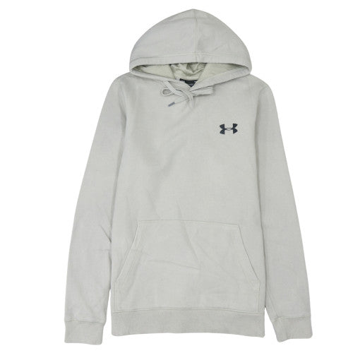 Under Armour Men's Grey Pullover Hoodie Size M Slim Fit Fleece