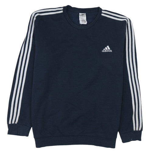 Adidas Men's Blue 2XL Pullover Crew Neck Fleece Sweatshirt