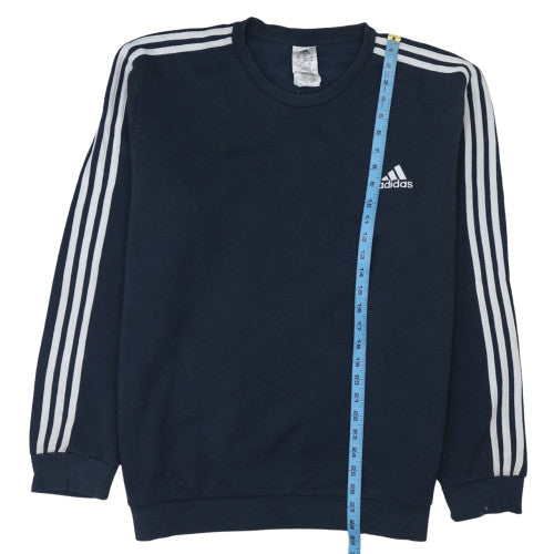 Adidas Men's Blue 2XL Pullover Crew Neck Fleece Sweatshirt