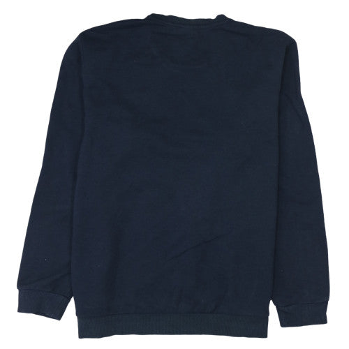 Adidas Men's Blue 2XL Pullover Crew Neck Fleece Sweatshirt