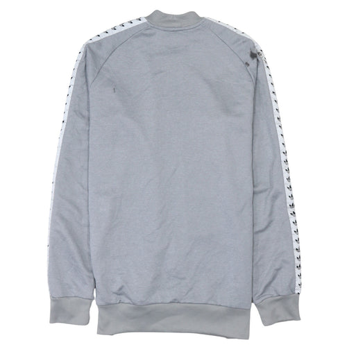 Adidas Boys Grey 16 Years Track Jacket Full Zip Athletic Casual
